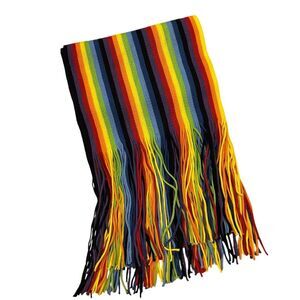 Multi Colored Winter Knit Scarf